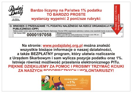 Dyżur księgowy w Fundacji PODAJ DALEJ