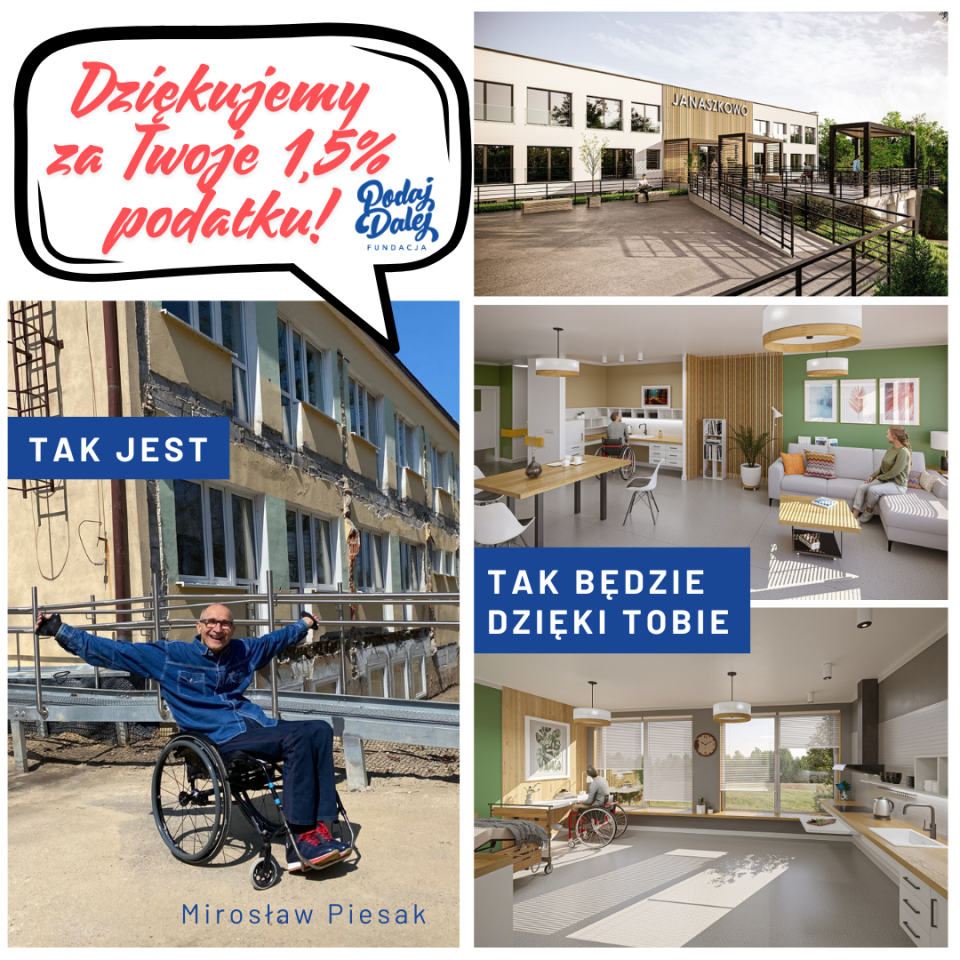 Dziękujemy za Twoje 1,5 procent podatku!